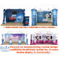 Factory direct sell,big brand cheap modular modern fabric exhibition tension fabric display